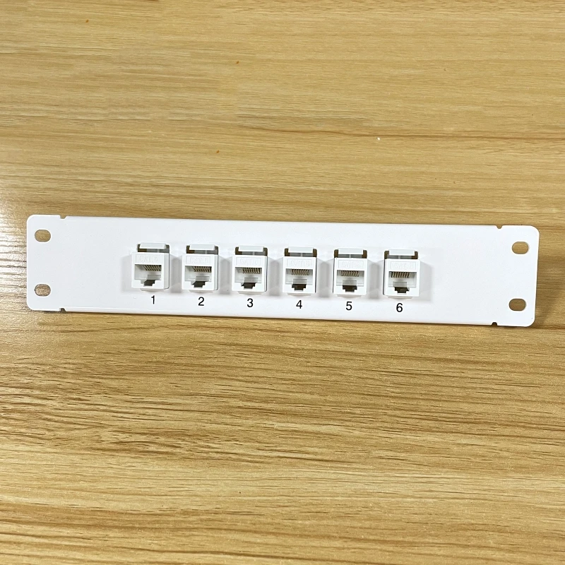 Panel Keystone CAT6 para rack o empotrar, tomas RJ45 - imagen 5