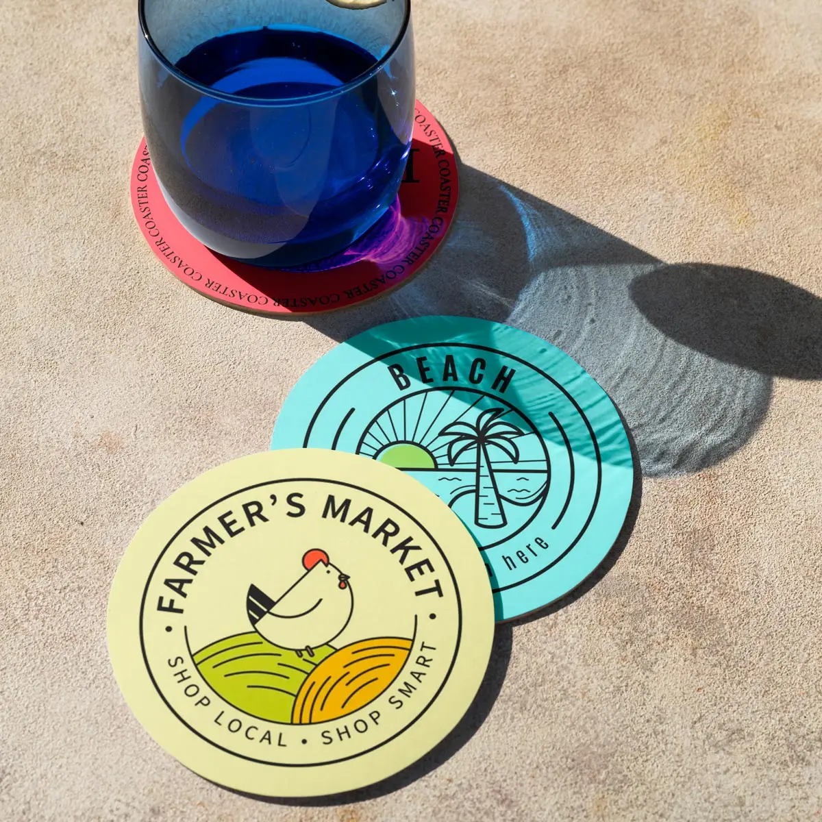 Posavasos de silicona antideslizantes resistentes al calor con texto personalizados - imagen 3