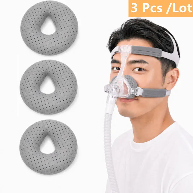 Almohadillas CPAP de alta elasticidad anti-amarillamiento cómodas - imagen 5