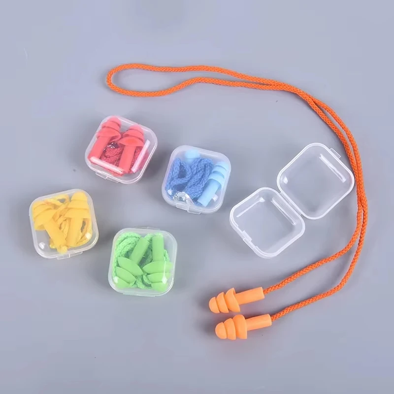Tapones auditivos de silicona reutilizables para ruido y natación - imagen 5