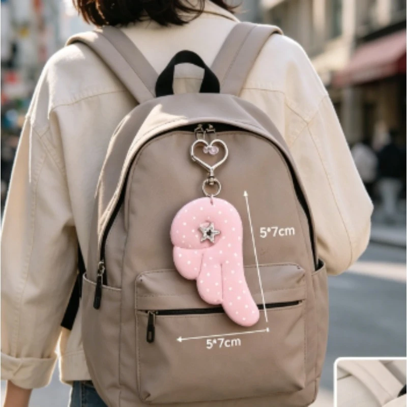 Llavero colgante ángel con alas y estrellas para móvil, bolso - imagen 2