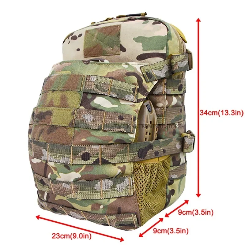 Bolsillo táctico con sistema de fijación MOLLE