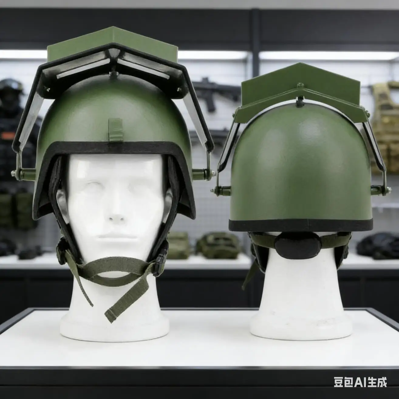 Vityaz-S Casco táctico pesado con máscara facial completa - imagen 4