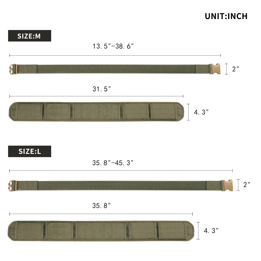 Cinturón táctico ELITE SPANKER résoli - imagen 3