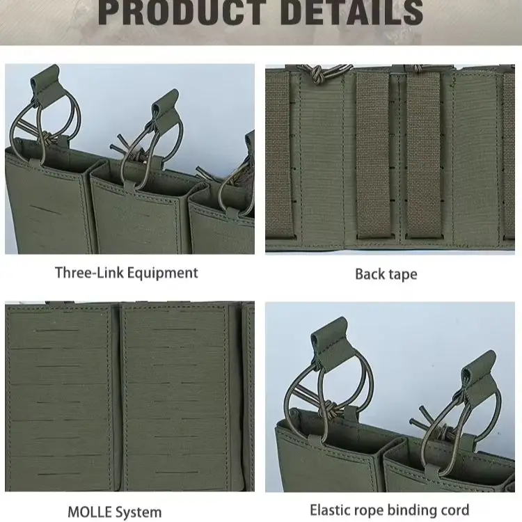 Riñonera táctica impermeable camuflaje bolsa de cintura multifunción - imagen 5