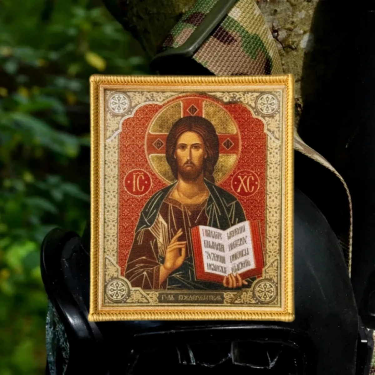 Parche táctico militar velcro El Señor Todopoderoso para ropa - imagen 3