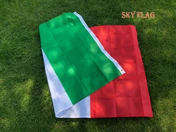 Bandera de Italia de poliéster verde blanco y rojo para decoración