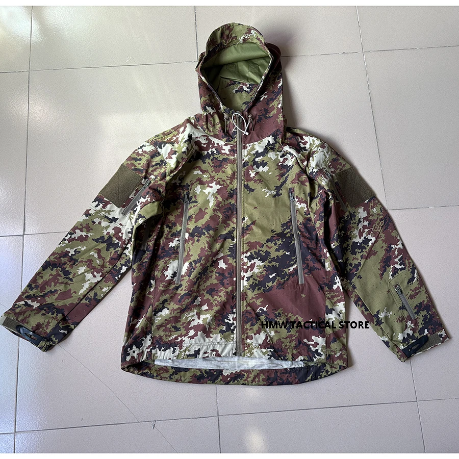 Chaqueta táctica impermeable cortavientos camuflaje italiano - imagen 4