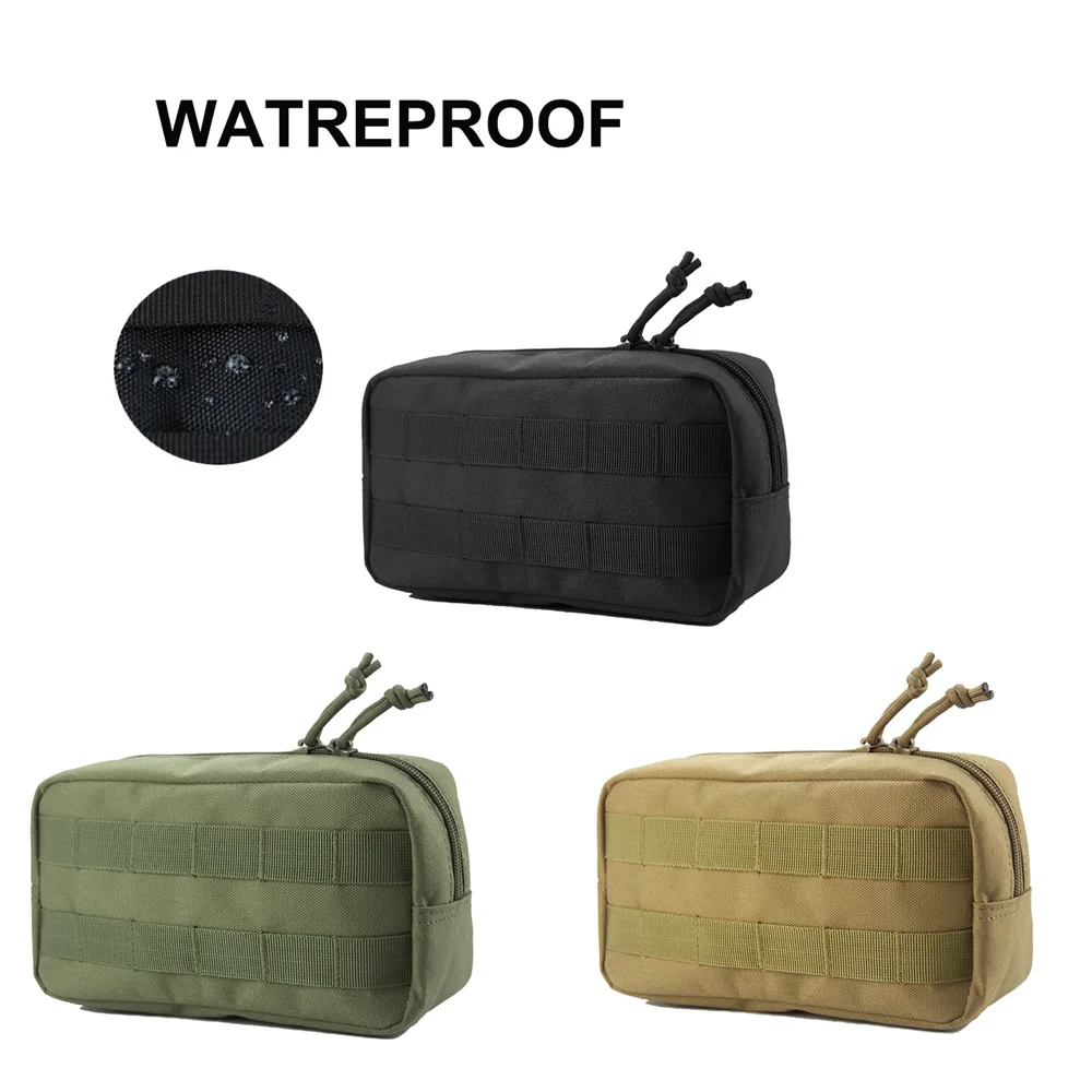 Bolsa táctica MOLLE de mano con velcro, EDC para uso diario - imagen 5