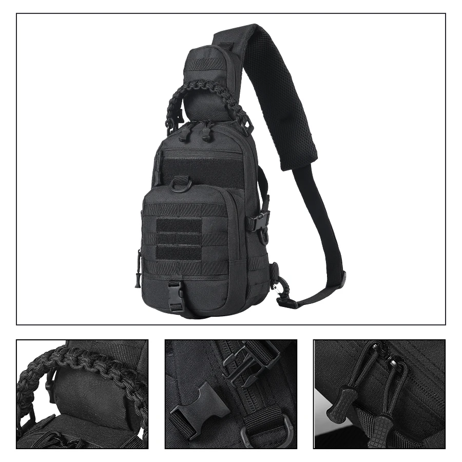Bolso de pecho táctico multifunción ripstop para exteriores y bici - imagen 2