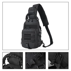 Bolso de pecho táctico multifunción ripstop para exteriores y bici
