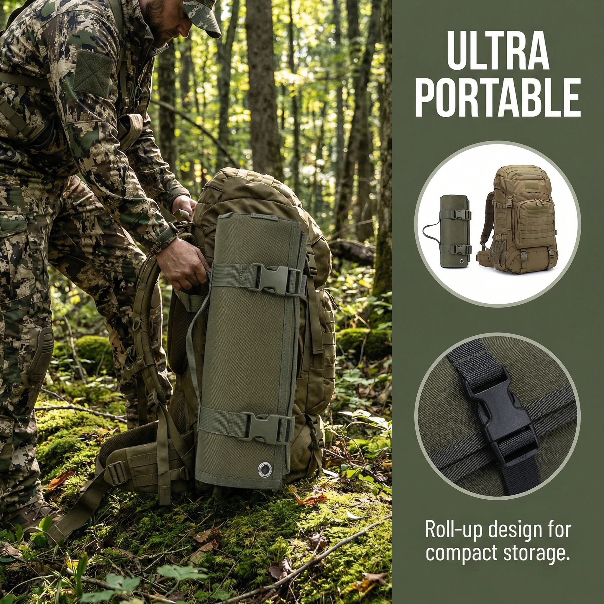 Tapete de tiro impermeable doble cara antideslizante para camping - imagen 5