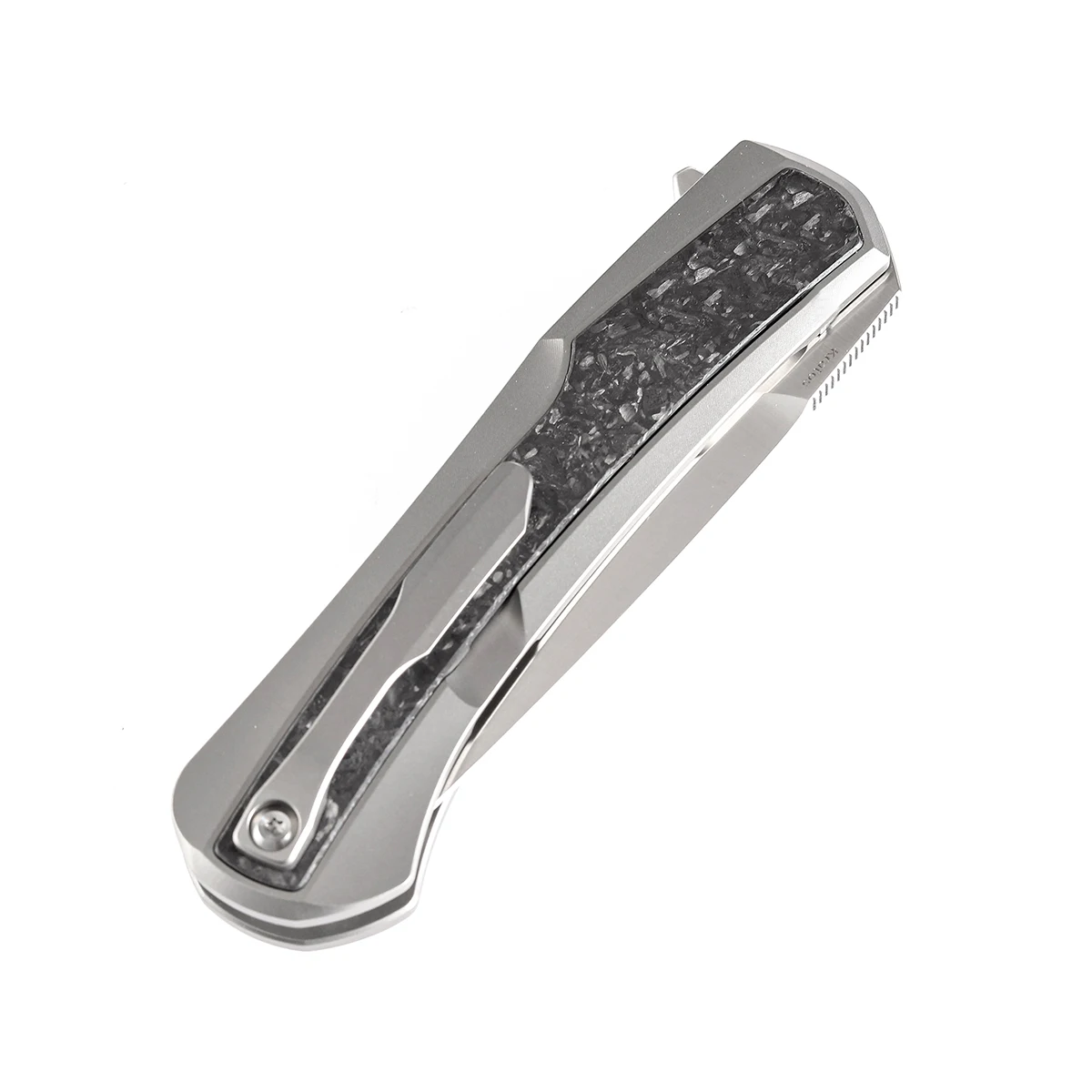 Kansept K1024 Kratos – Navaja plegable de titanio y fibra de carbono - imagen 2