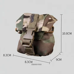 Bolsa táctica MOLLE de acceso rápido para granadas, cinturón