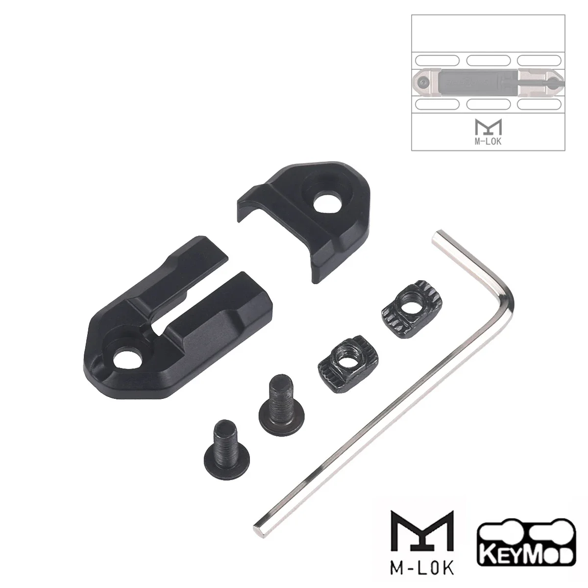 Surefire montaje Picatinny M600/M300 M-LOK KeyMod de presión - imagen 5