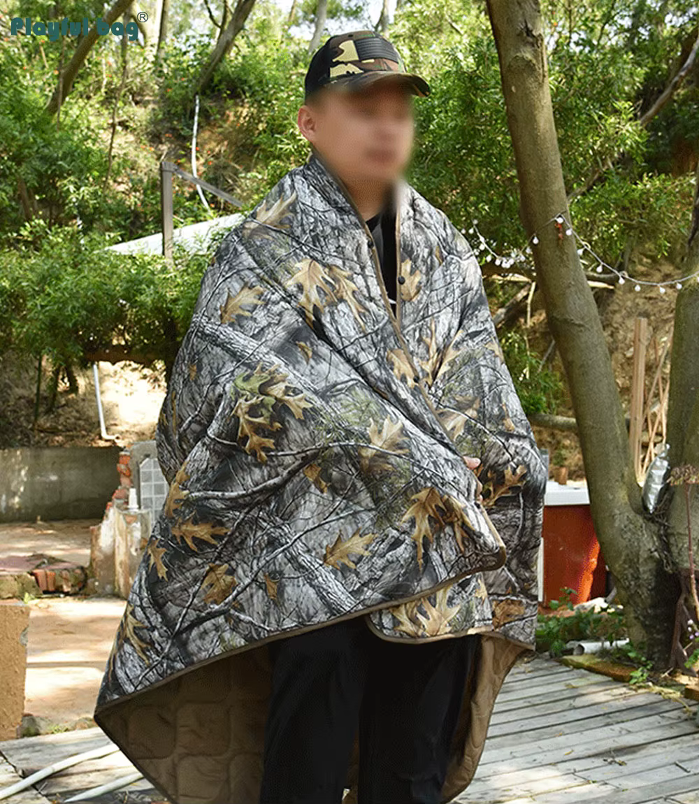 Poncho improvisado
