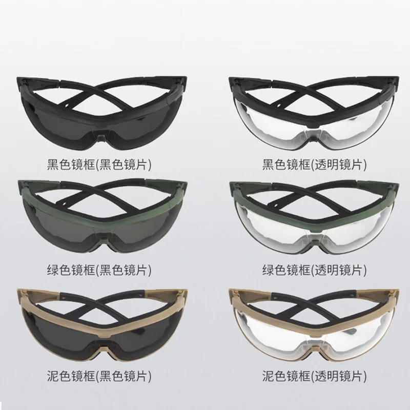 Lentes transparentes o negras según variante