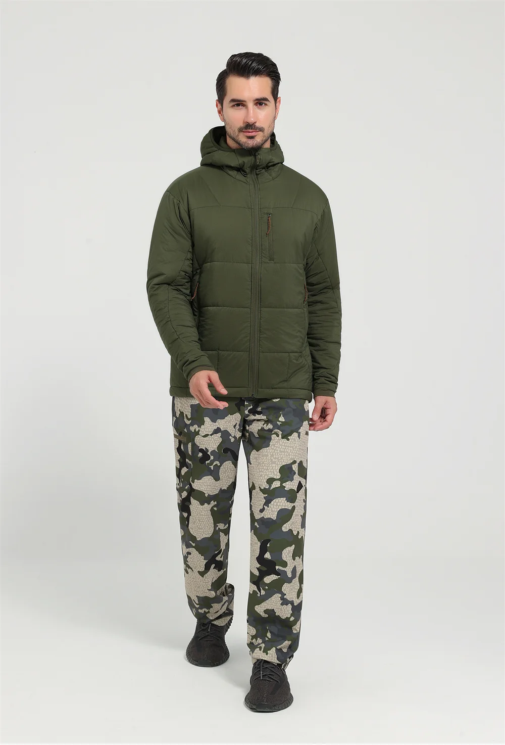Chaqueta táctica ripstop nailon cuadros ligera térmica caza otoño - imagen 3