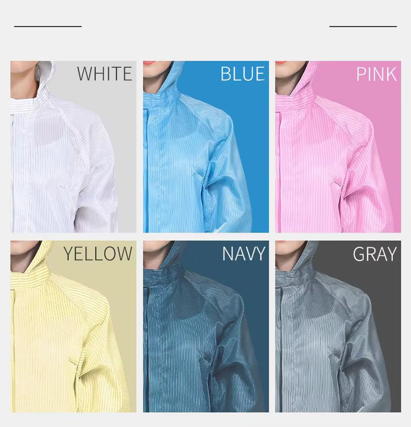 Mono antiestático con capucha – Ropa protección sala limpia - imagen 4