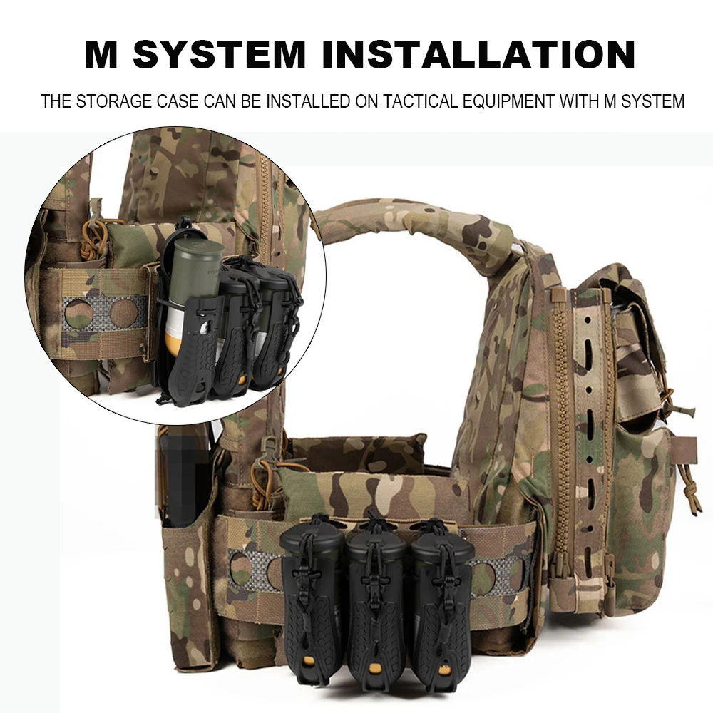 Funda granadas M433 con liberación rápida para airsoft y caza - imagen 4