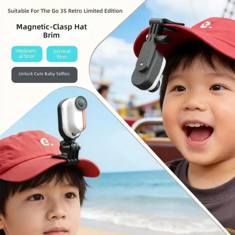 Soporte magnético clip para cámara Go 3S manos libres - imagen 3