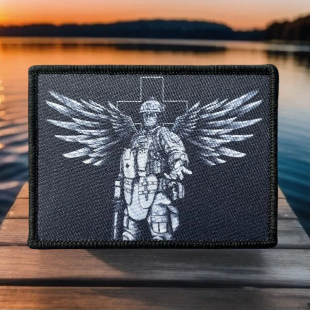 Parche moral Arcángel táctico MOLLE para mochila y ropa - imagen 2