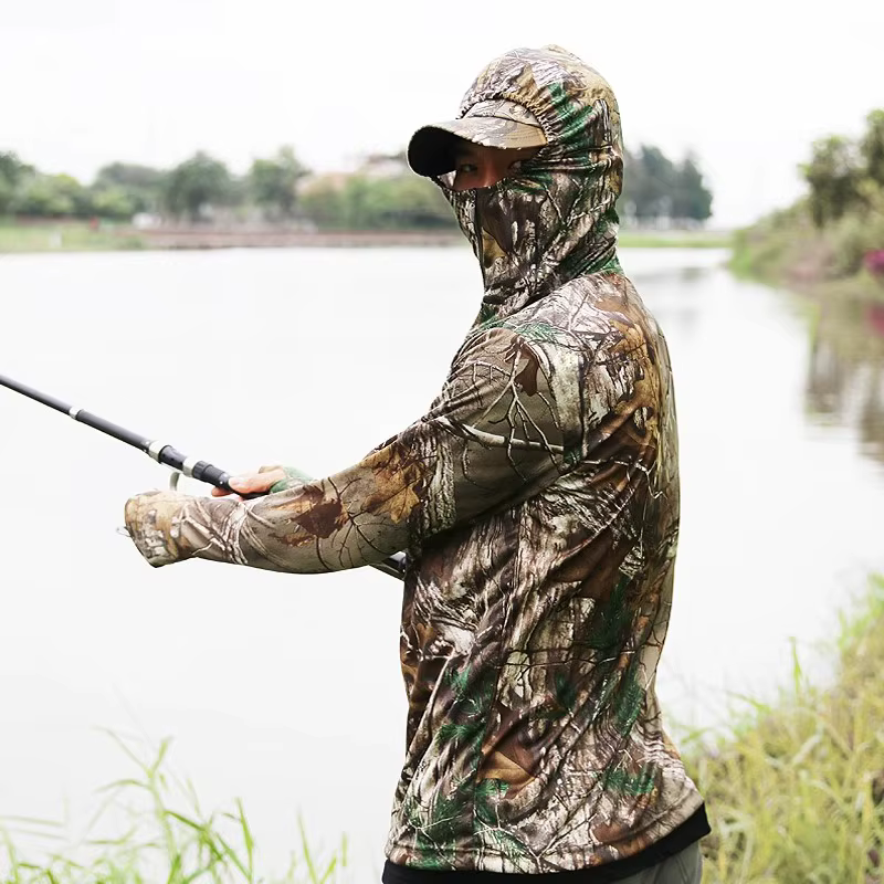 Chaqueta camuflaje biónico Icesilk – Transpirable y secado rápido caza y pesca