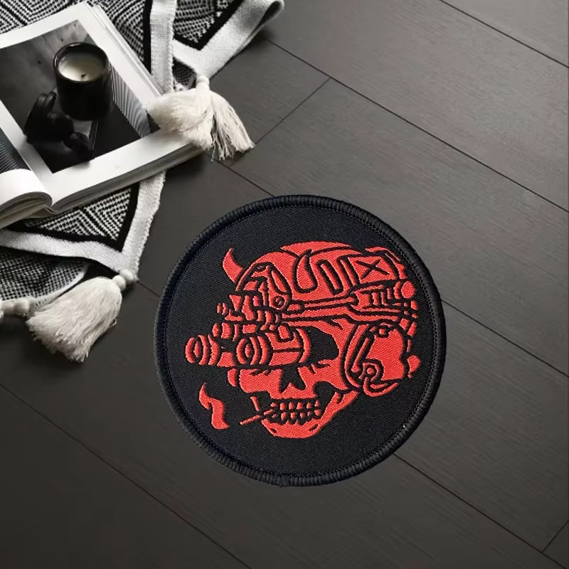Parche táctico calavera Ángel – insignia Velcro para mochila y ropa - imagen 2