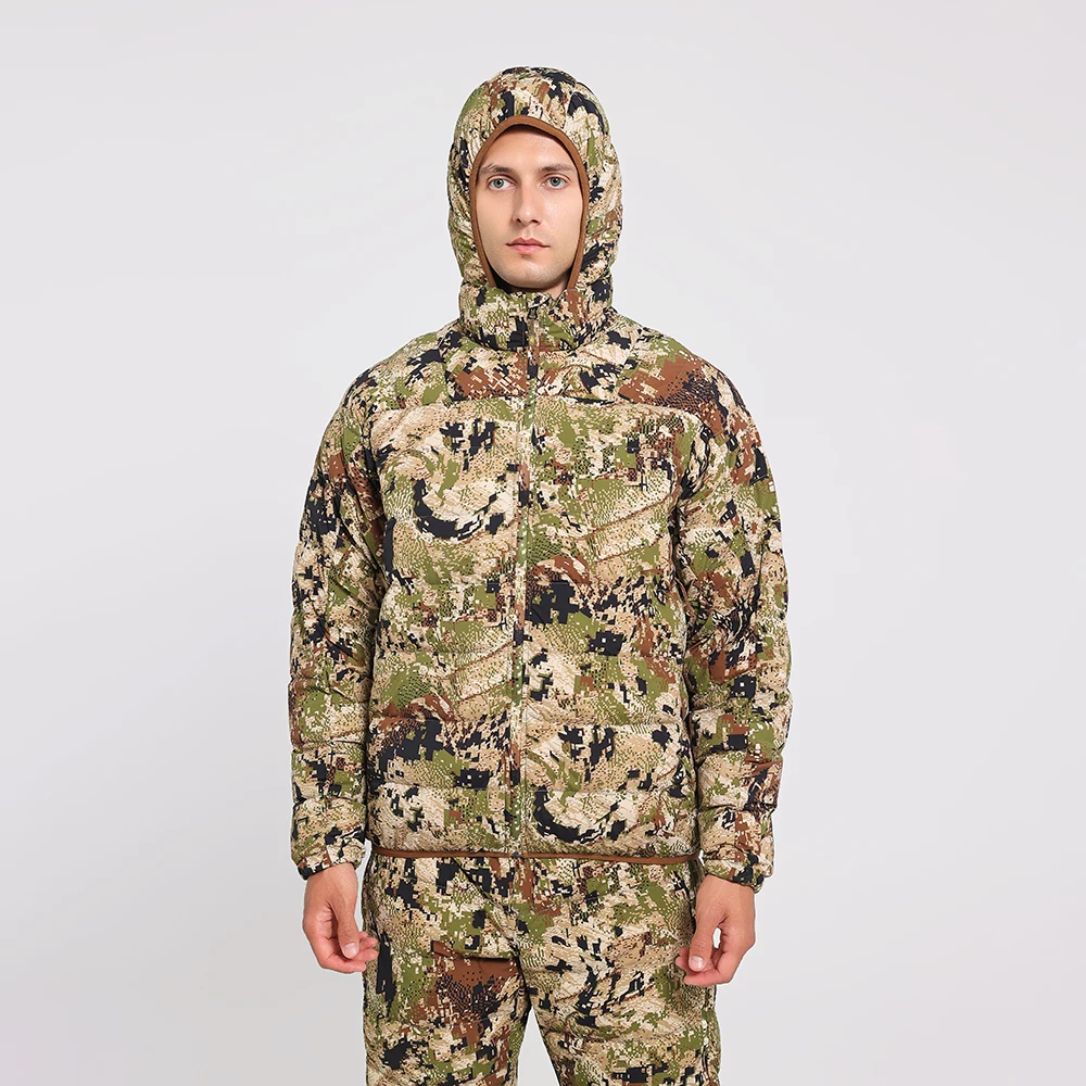 Kelvin Chaqueta de caza plumón ligera térmica camuflaje invierno - imagen 3