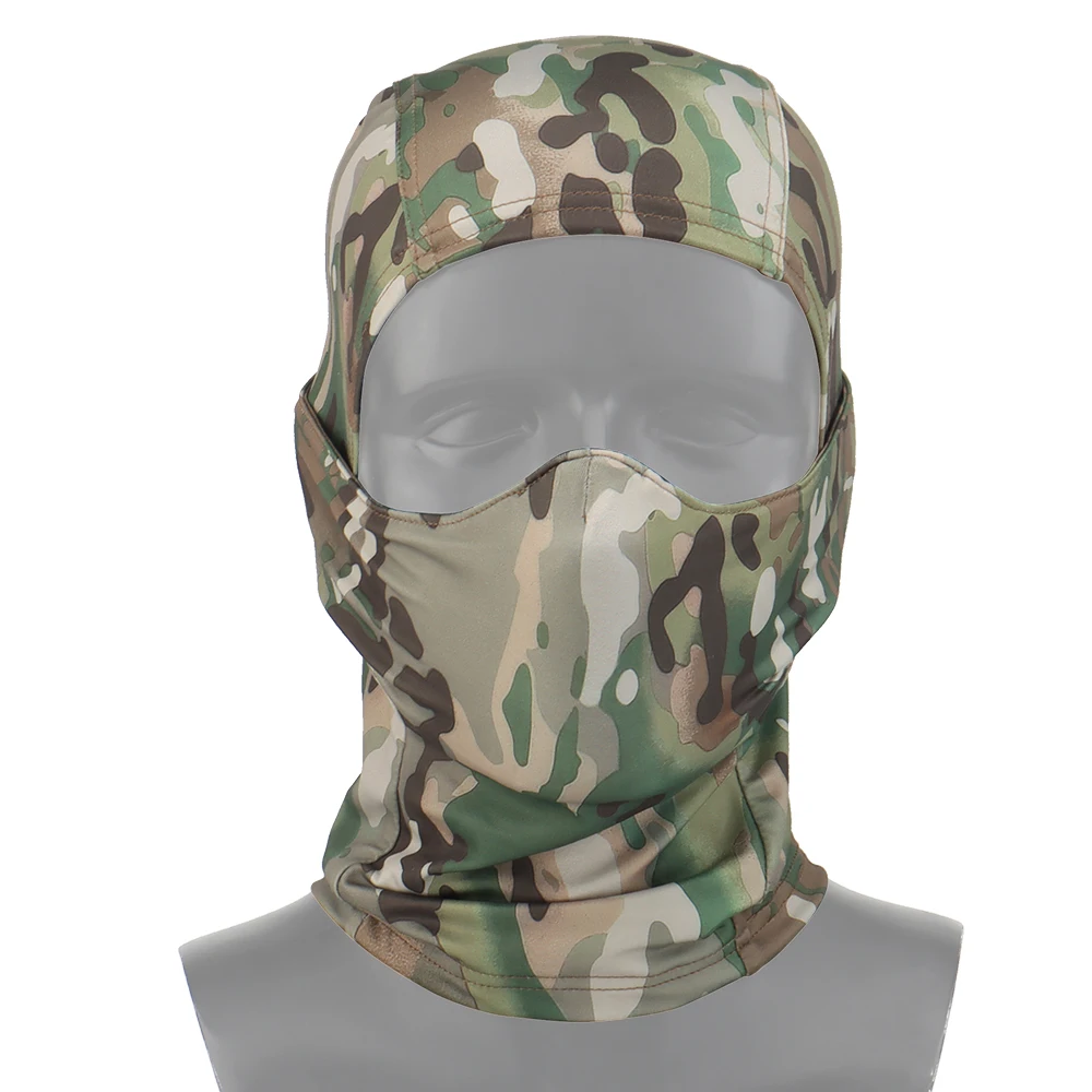 Máscara táctica transpirable pasamontañas airsoft y caza, camuflaje - imagen 2