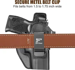 Funda IWB de cuero Taurus G3C para mano derecha