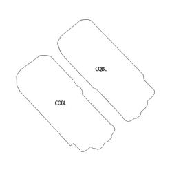 WADSN CQBL Caja batería táctica LED blanca con interruptor presión