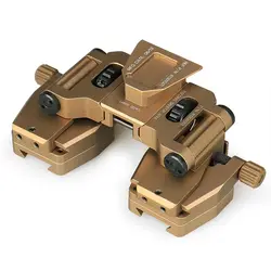 Adaptador Soporte NVG Canis Latrans PVS-14 metálico para caza