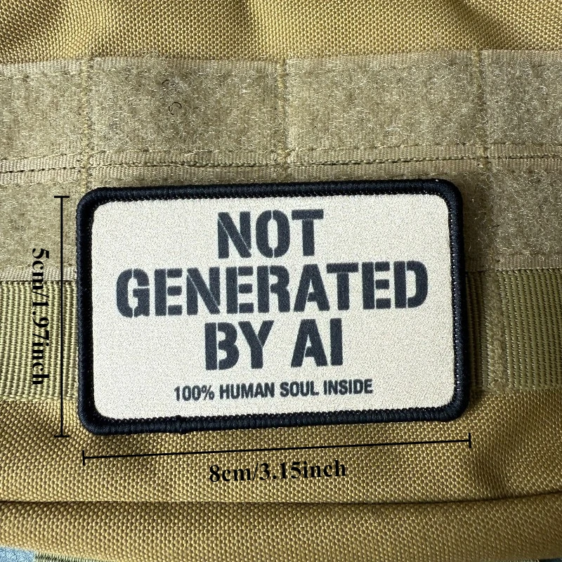 Parche táctico gancho y bucle moral para mochila o chaleco - imagen 3