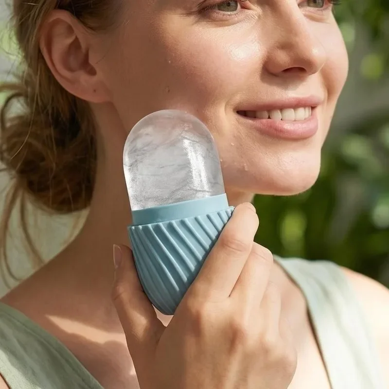 Masajeador facial de hielo en molde compacto para poros - imagen 4