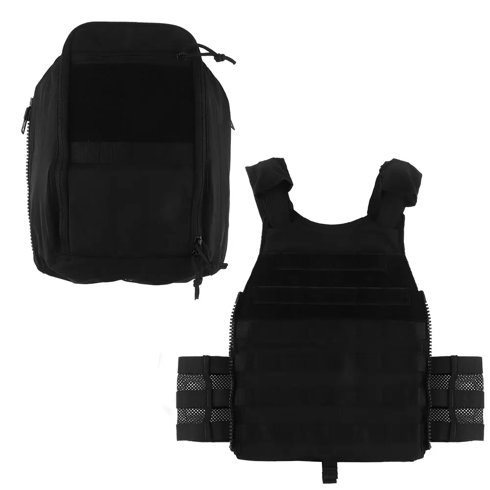 Chaleco táctico POSEIDON DEFENSE Scarab con mochila y bolsa trasera