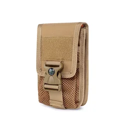 Bolsa táctica MOLLE doble capa para EDC: teléfono y cartera