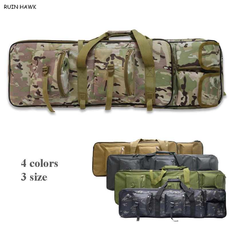 Funda rifle airsoft táctica con bolso al hombro en oxford - imagen 5