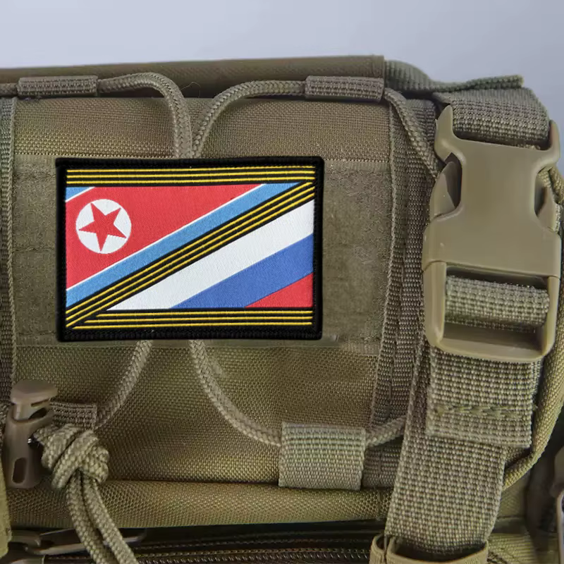 Parche táctico bandera rusa de operación especial con gancho - imagen 3