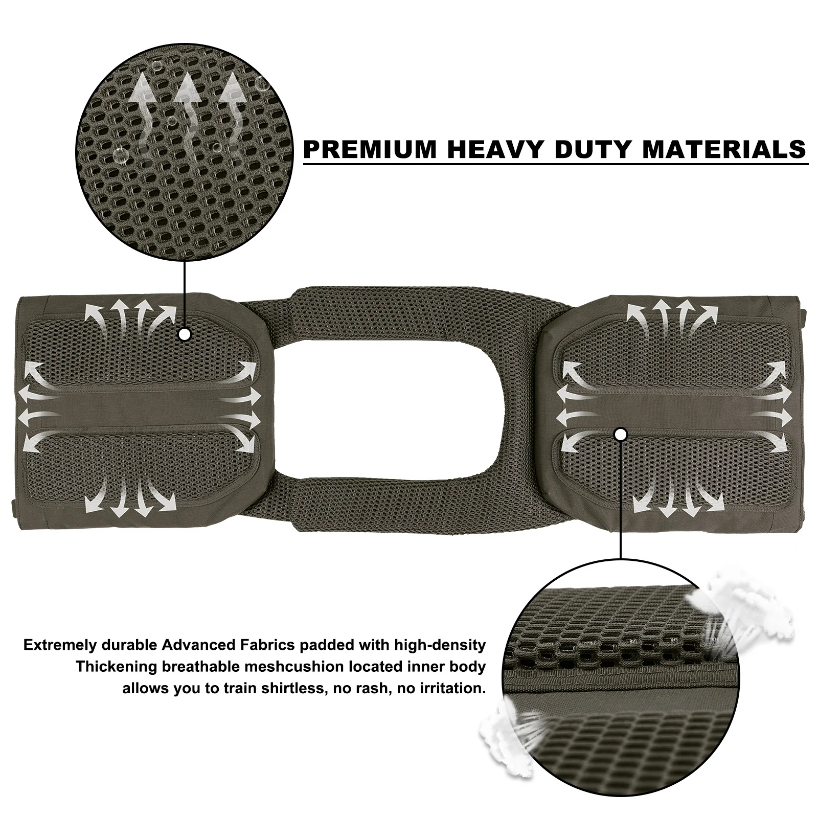 Sistema MOLLE láser en detalle