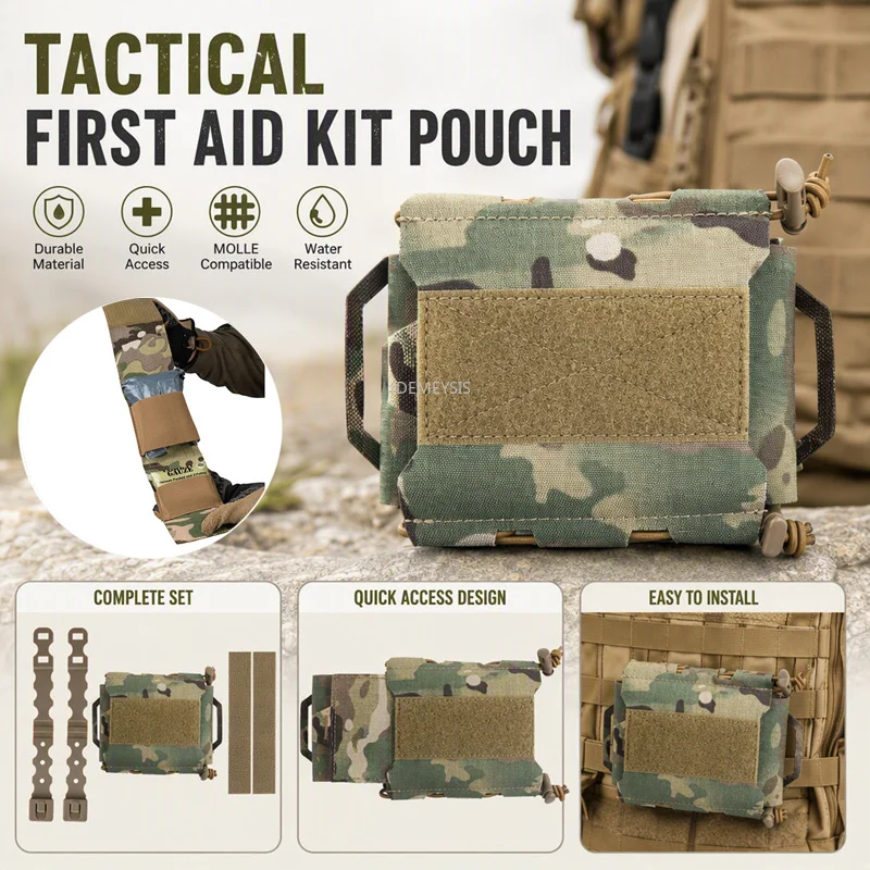 Bolsa IFAK MOLLE compacta de primeros auxilios tácticos - imagen 5