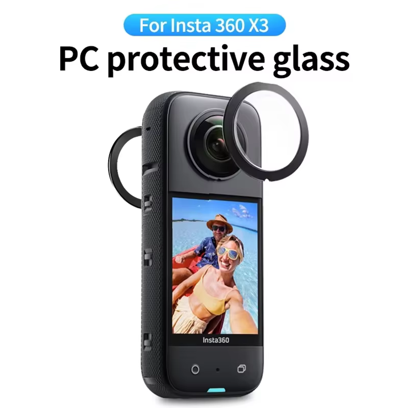 Insta360 X3 protector de lente antiarañazos película adhesiva - imagen 4