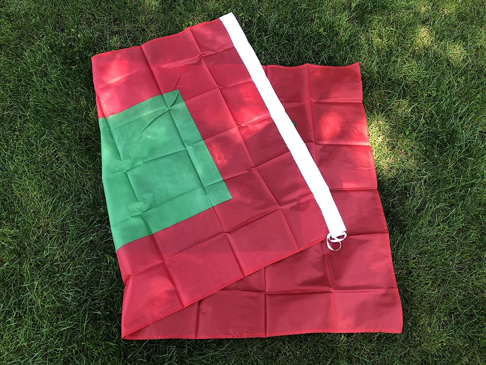 Bandera nacional de Maldivas en poliéster para decoración exterior - imagen 4