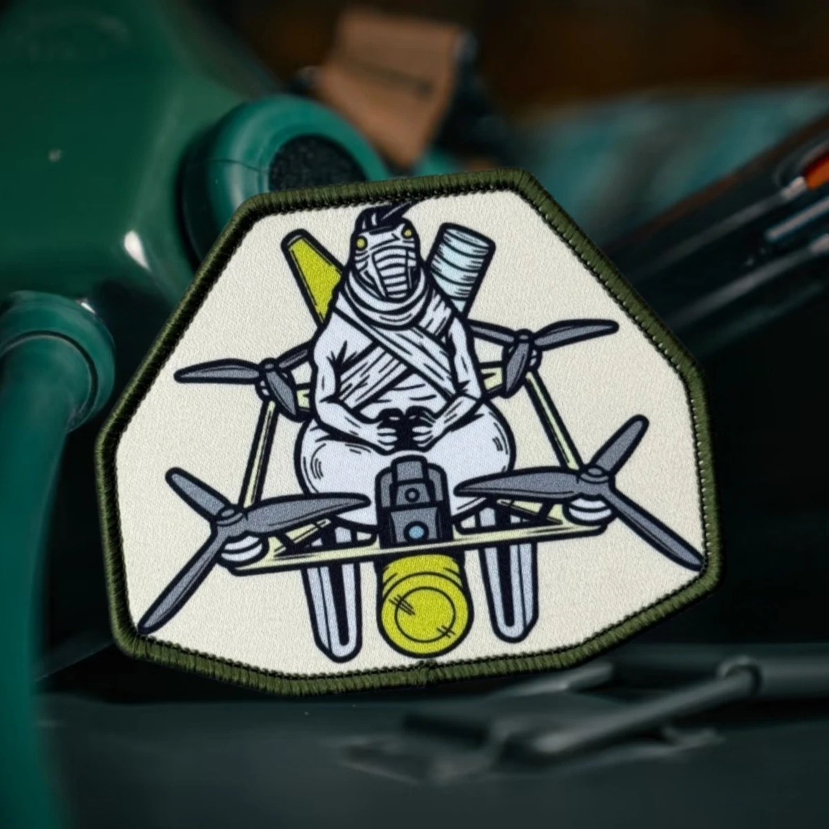 Parche táctico con velcro operador drone militar para mochila - imagen 4