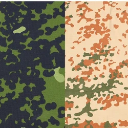 Tela de camuflaje táctico danés M84 nylon y algodón impermeable IR