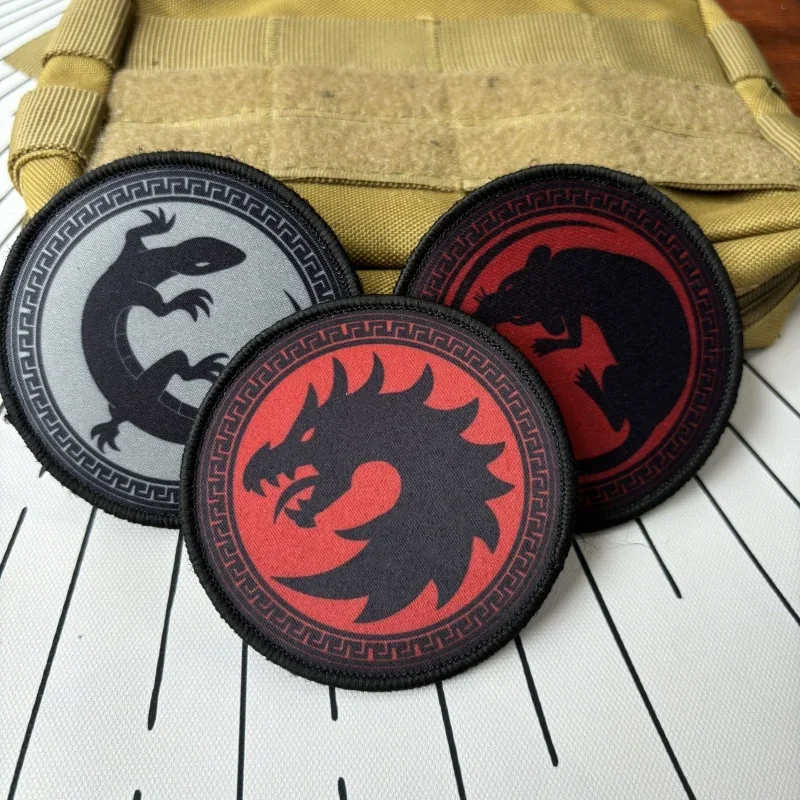Parche táctico Legión Dragón en chaqueta