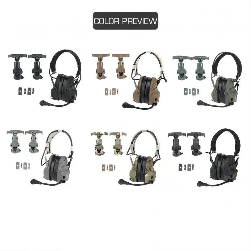 Adaptador de riel para casco 2 en 1