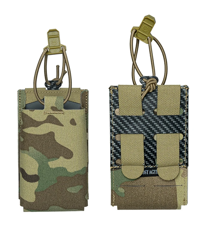 Bolsa táctica MOLLE con sistema de inserción rígido
