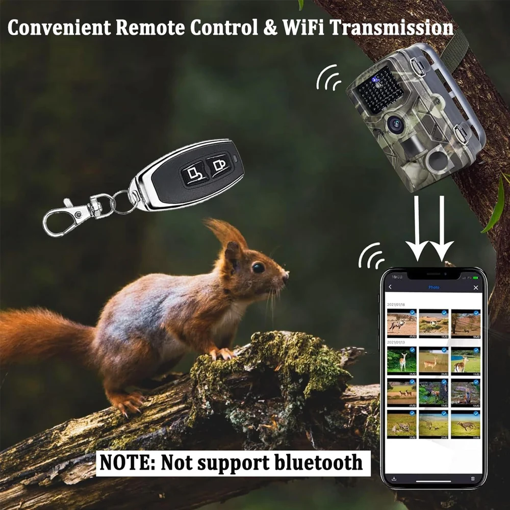 Cámara de caza WiFi visión nocturna y detección movimiento - imagen 5