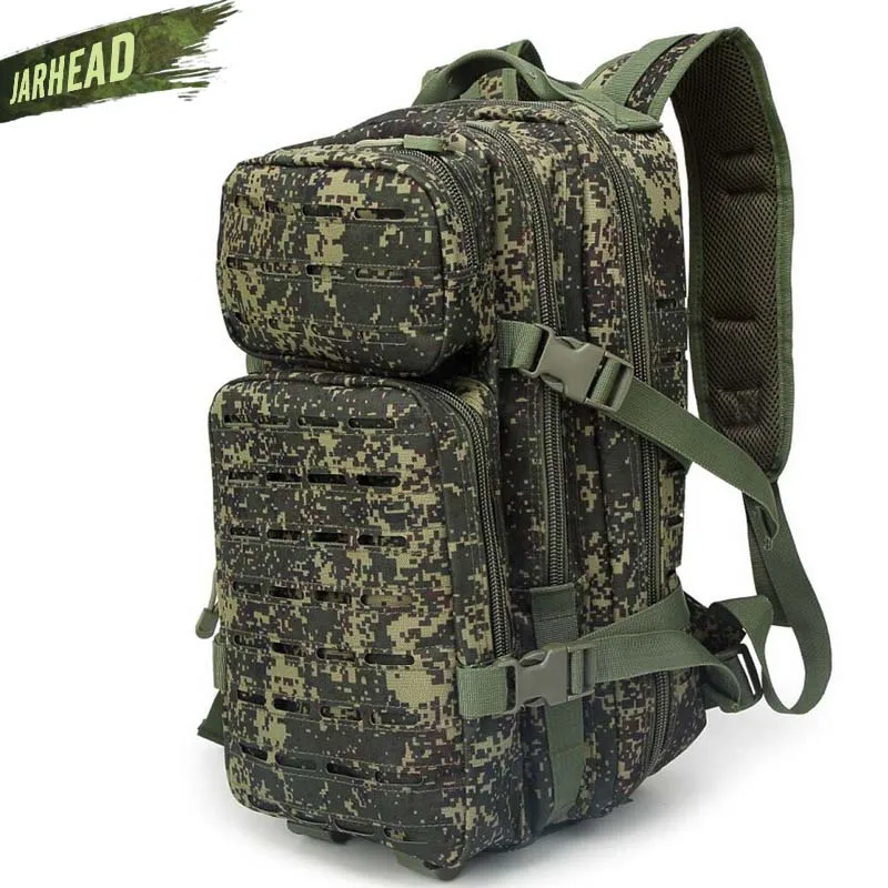 Mochila táctica MOLLE 900D nailon camuflaje para trekking y camping